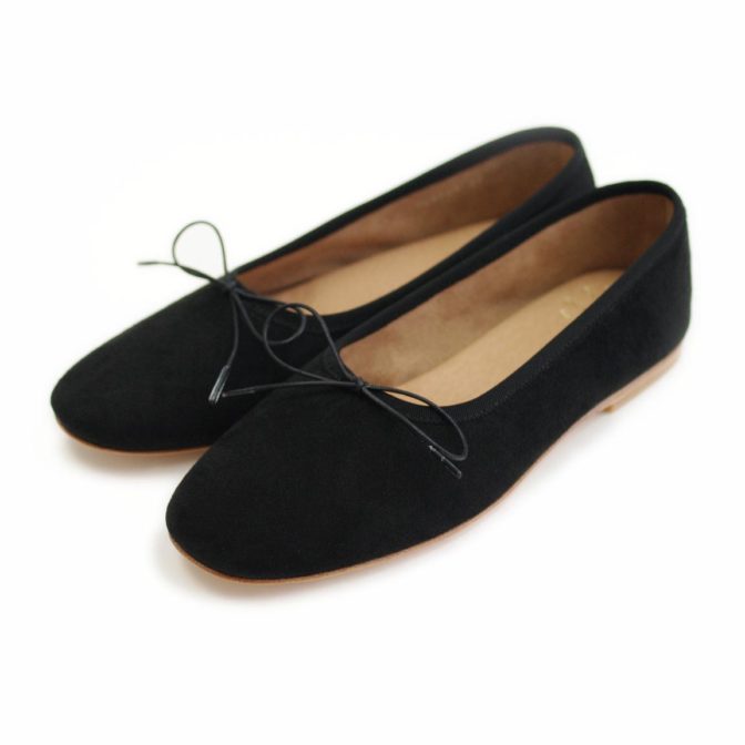 モデルサイズ　バレエシューズ　革底　26cm 大きいサイズの靴