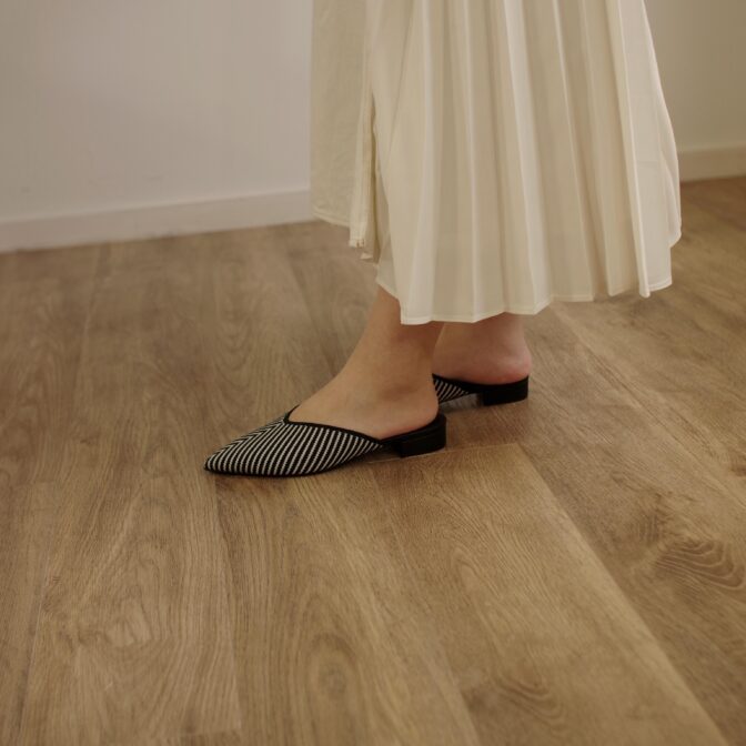 リサイクルペットボトルから作ったミュールサンダル